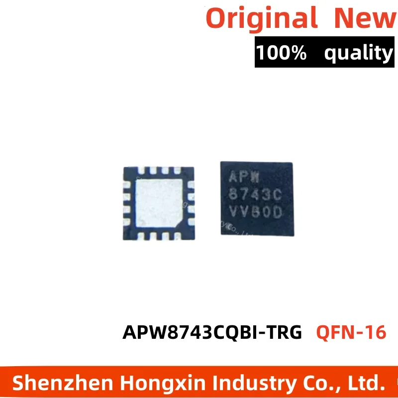 (2-5piece) 100% New APW8743CQBI-TRG APW8743CQBI APW8743C 8743C QFN-16 Chipset
(2-5piece) 100% New APW8743CQBI-TRG APW8743CQBI APW8743C 8743C QFN-16 Chipset