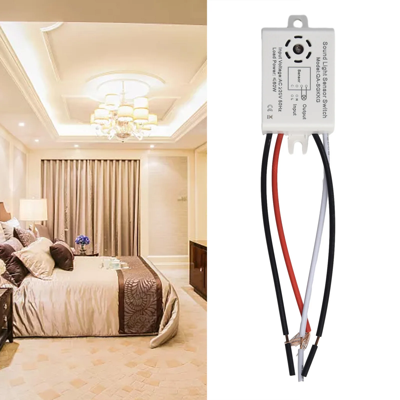 Voice Activated Switch Sound Control Switch For Dark Environment -20 45 C Working Temperature High Sensitivity 
Voice Activated Switch Sound Control Switch For Dark Environment -20 45 C Working Temperature High Sensitivity