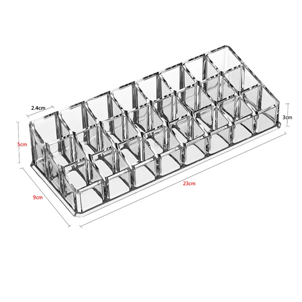 24 Compartments Clear Acrylic Storage Box Organizer Portable Lip Gloss Holder Makeup Jewelry Display Case
24 Compartments Clear Acrylic Storage Box Organizer Portable Lip Gloss Holder Makeup Jewelry Display Case