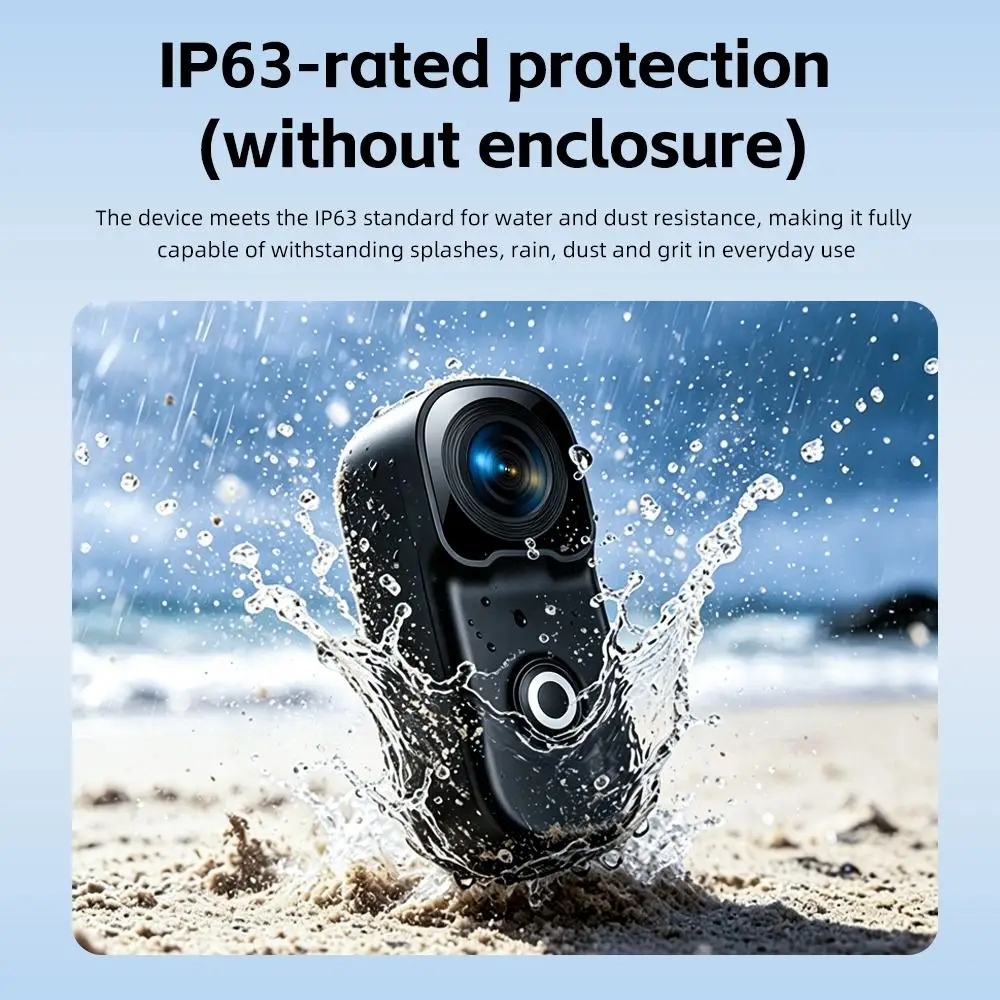 4K Ultra HD Thumb Action Camera 156° Wide-angle Six-axis Stabilization Outdoor WiFi Action Cam IP68 Waterproof
4K Ultra HD Thumb Action Camera 156° Wide-angle Six-axis Stabilization Outdoor WiFi Action Cam IP68 Waterproof