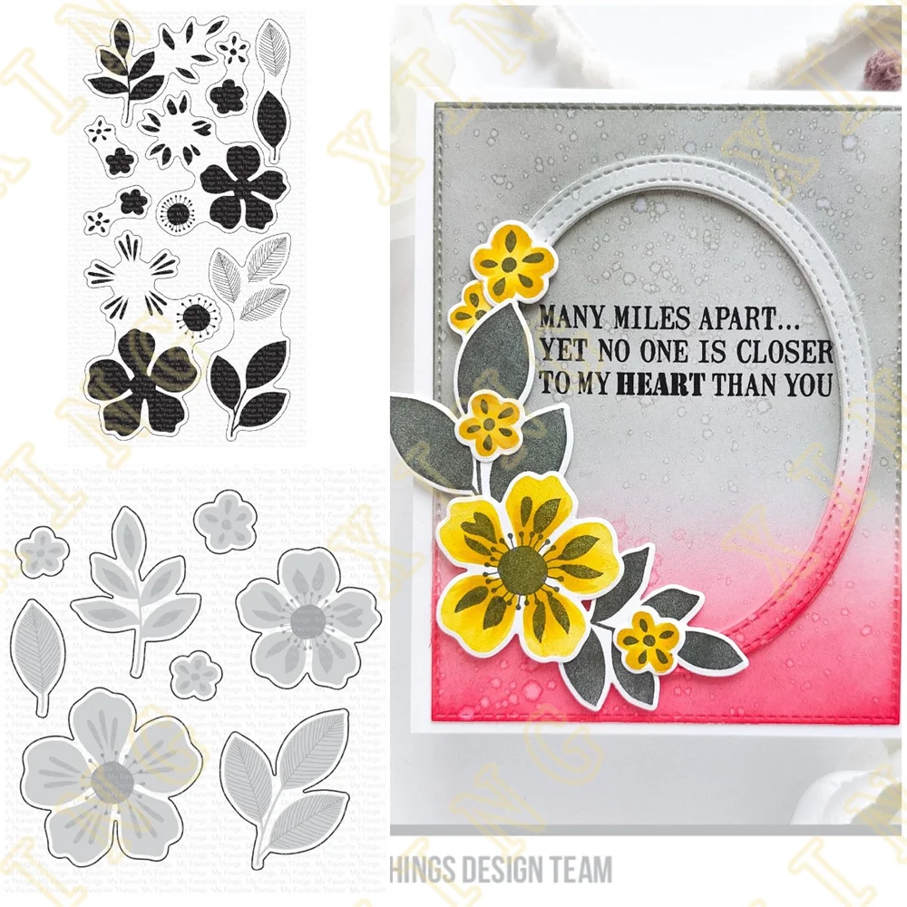 2023 New Flashy Florals Stamp and Die Sets for Card Making Scrapbooking Make Photo Album Card DIY Paper Embossing Craft Supplies
2023 New Flashy Florals Stamp and Die Sets for Card Making Scrapbooking Make Photo Album Card DIY Paper Embossing Craft Supplies