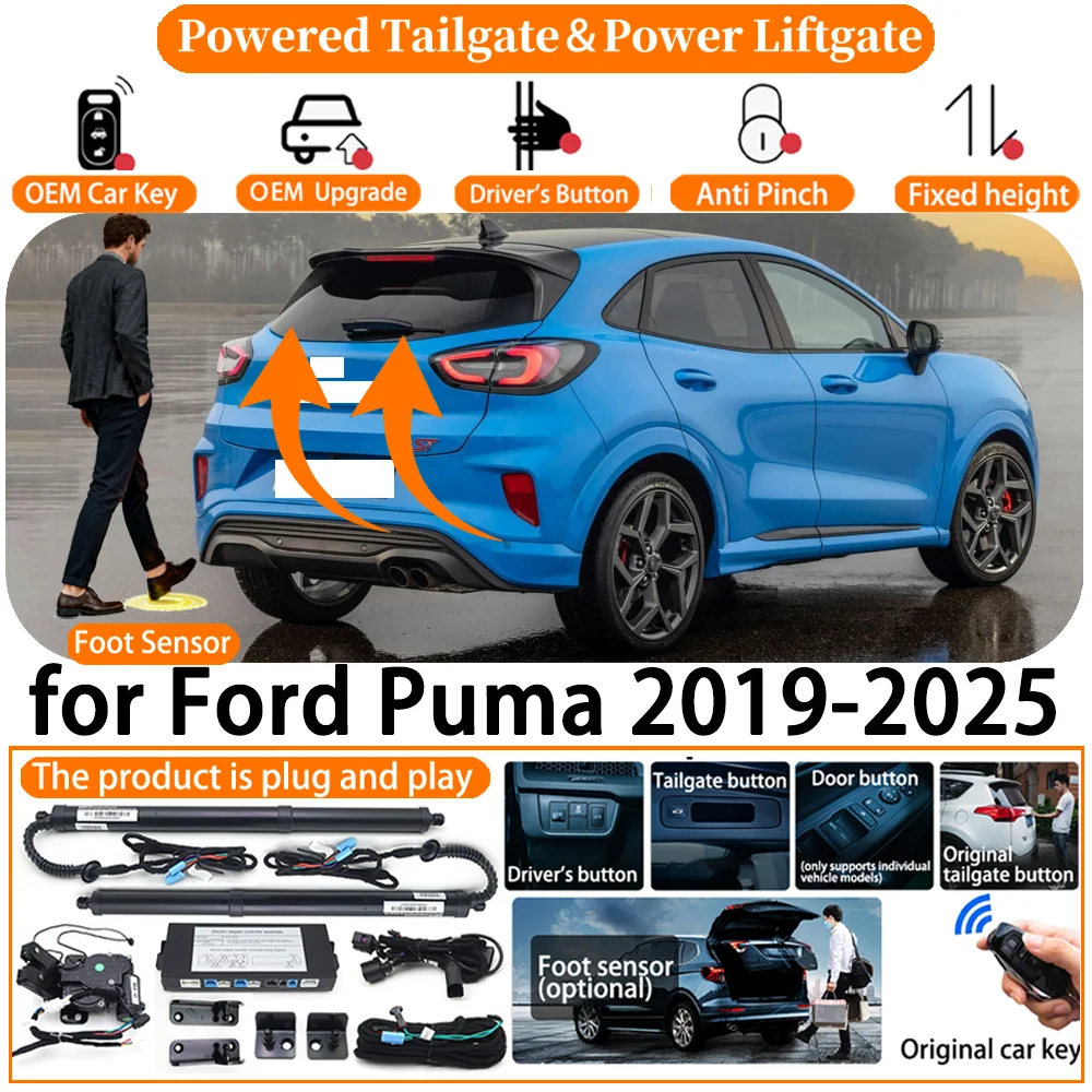 ZhuCamX Car OEM Smart Powered Tailgate system for Ford Puma 2019-2025 Automatic Electric Power Tailgate Tail Gate Lift kit
ZhuCamX Car OEM Smart Powered Tailgate system for Ford Puma 2019-2025 Automatic Electric Power Tailgate Tail Gate Lift kit
