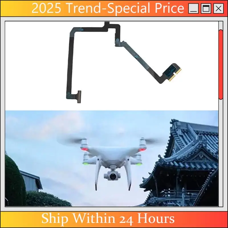 For DJI Wizard 4Pro Gimbal Soft Cable Phantom4pro Gimbal Cable Signal Cable Multifunctional Repair Replacement Accessories
For DJI Wizard 4Pro Gimbal Soft Cable Phantom4pro Gimbal Cable Signal Cable Multifunctional Repair Replacement Accessories
