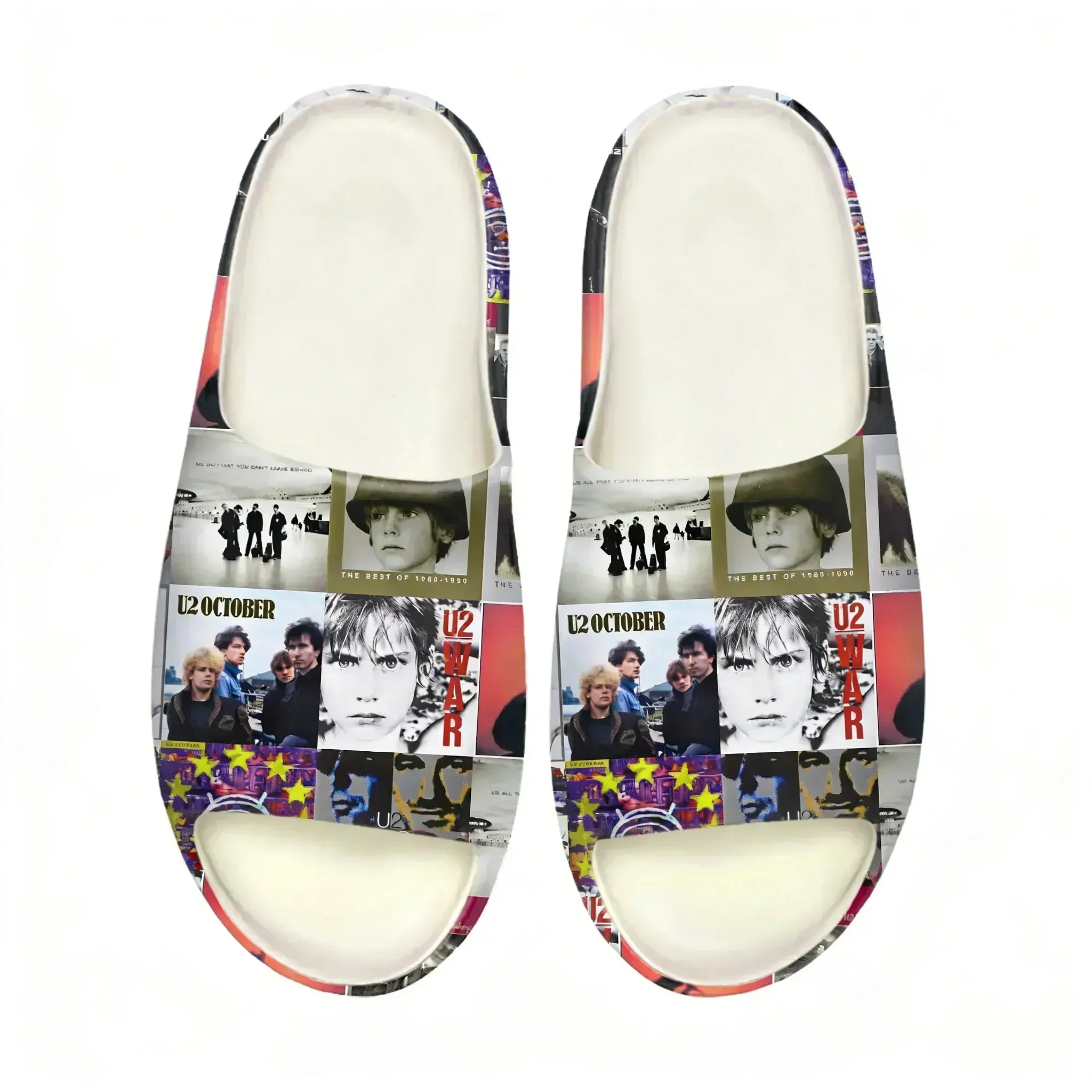 U2 Rock Band Soft Sole Sllipers Home Clogs Step on Water Shoes Mens Womens Customize Bathroom Beach on Shit Sandals
U2 Rock Band Soft Sole Sllipers Home Clogs Step on Water Shoes Mens Womens Customize Bathroom Beach on Shit Sandals