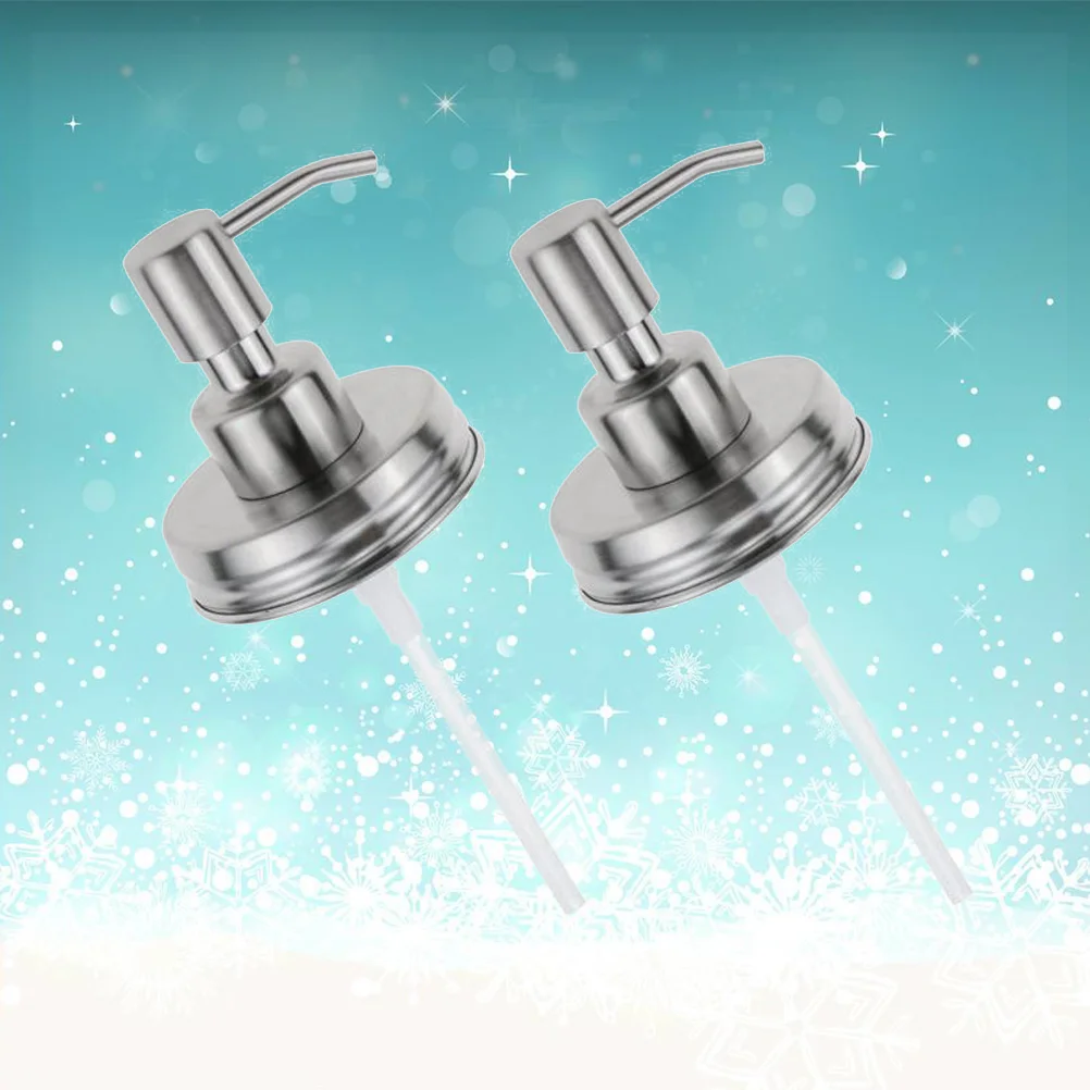 2 Pcs Hand Soap Dispenser Stainless Steel Lids Pump Handwashing Fluid Silver Lotion Man
2 Pcs Hand Soap Dispenser Stainless Steel Lids Pump Handwashing Fluid Silver Lotion Man