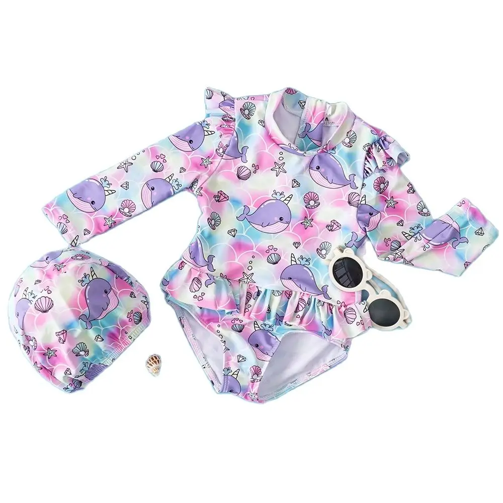 HappyFlute One Piece Summer Girl Long Sleeve Lace Design Cute Princess Style Beach Quick Drying Swimsuit
HappyFlute One Piece Summer Girl Long Sleeve Lace Design Cute Princess Style Beach Quick Drying Swimsuit