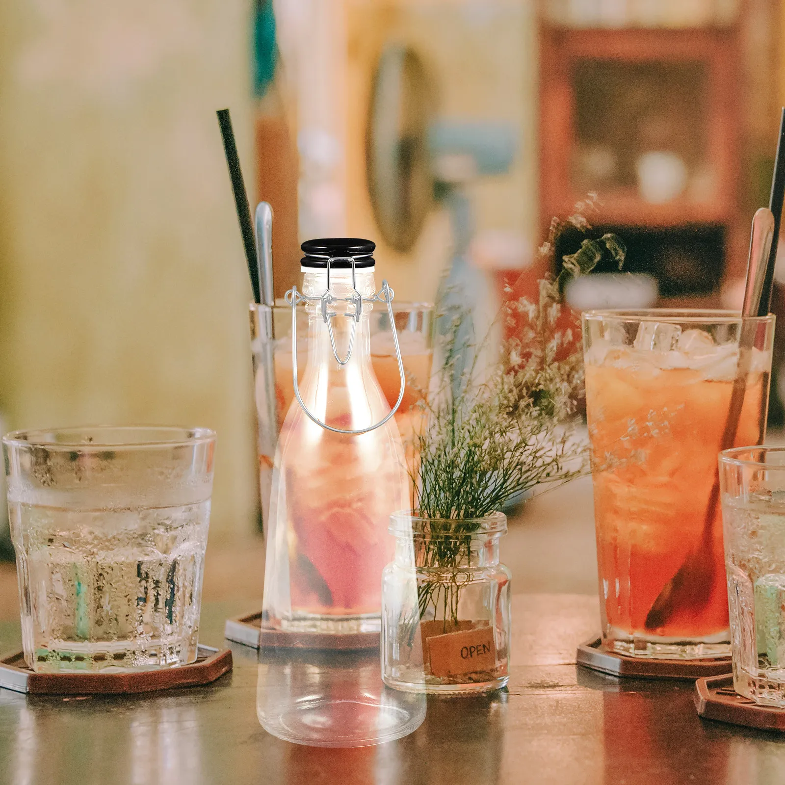 Glass Buckle Leak Proof Bottle Compact Glass Storage Container for Milk Tea Juice Cold Drinks Travel Picnic
Glass Buckle Leak Proof Bottle Compact Glass Storage Container for Milk Tea Juice Cold Drinks Travel Picnic