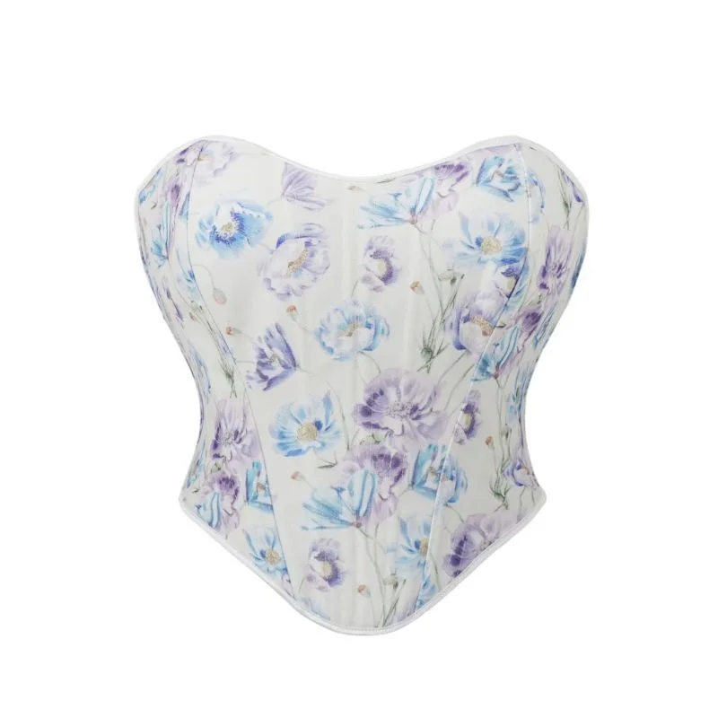 Женский короткий облегающий корсет-топ без бретелек с открытыми плечами, ретро-жилет с цветочным принтом, на завязках
Женский короткий облегающий корсет-топ без бретелек с открытыми плечами, ретро-жилет с цветочным принтом, на завязках