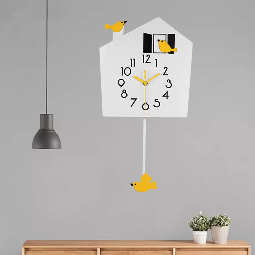 Adorable Cartoon Hanging Wall Decor Lovely Quartz For Living Room Bedroom Office Nordic Style Silent Swinging Clock Creative
Adorable Cartoon Hanging Wall Decor Lovely Quartz For Living Room Bedroom Office Nordic Style Silent Swinging Clock Creative