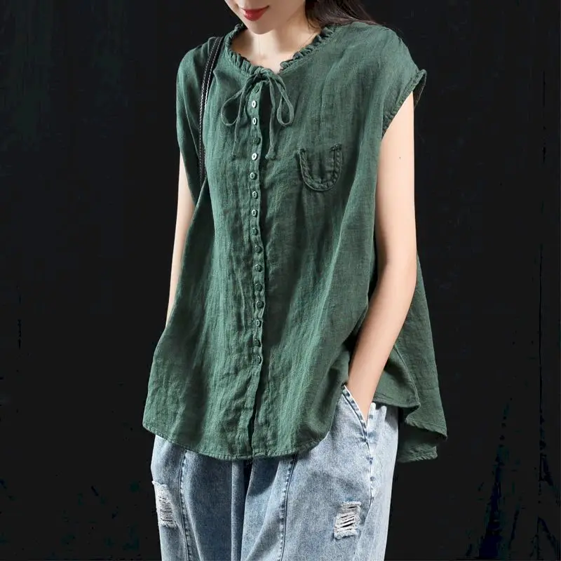 98% Cotton T Shirts Women Diagonal Flap Drawstring T-shirt Art Sweet Fashion Loose Short Sleeve Tops Trend Thin TshirtYY30
98% Cotton T Shirts Women Diagonal Flap Drawstring T-shirt Art Sweet Fashion Loose Short Sleeve Tops Trend Thin TshirtYY30
