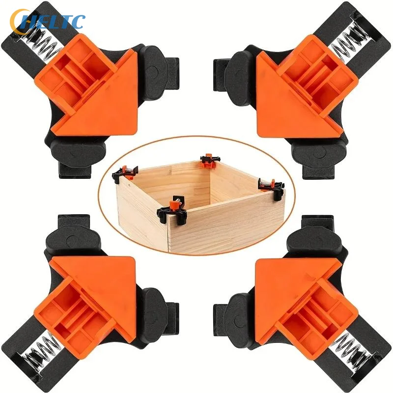 Woodworking Corner Clamps 1PCS 4PCS Quick Spring Loaded 90 Degree Adjustable Clamp Set for Cabinet Frame Furniture Joinery
Woodworking Corner Clamps 1PCS 4PCS Quick Spring Loaded 90 Degree Adjustable Clamp Set for Cabinet Frame Furniture Joinery