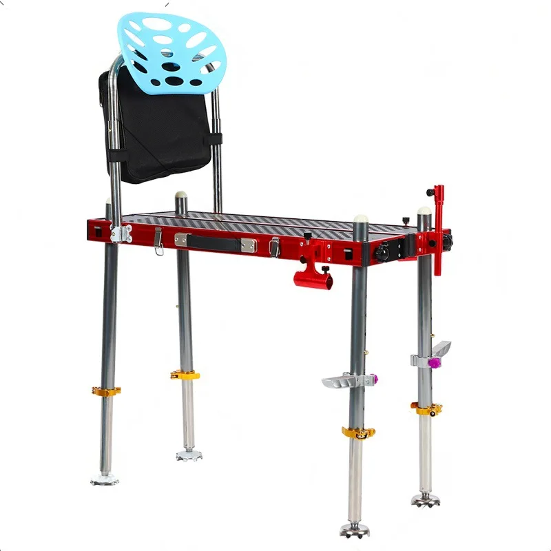 Hollow-out, ultra-light portable wild fishing reservoir, aluminum alloy multi-functional chair, folding fishing small platform
Hollow-out, ultra-light portable wild fishing reservoir, aluminum alloy multi-functional chair, folding fishing small platform