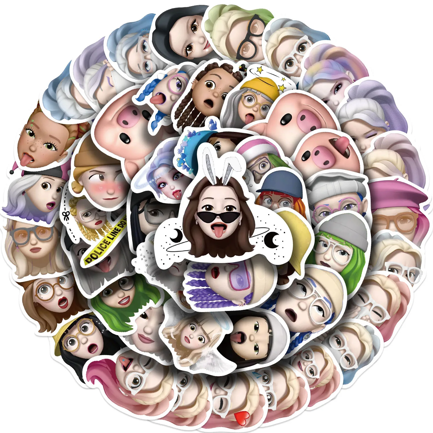 55Pcs,Personalized Expression Cartoon Cute Sticker, suitable for Notebook computer Luggage Refrigerator skateboards phonecases
55Pcs,Personalized Expression Cartoon Cute Sticker, suitable for Notebook computer Luggage Refrigerator skateboards phonecases