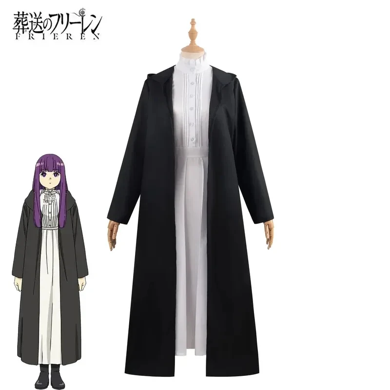 ★Halloween Cosplay Costume Anime Frieren: Beyond Journey's End Fern White Long Dress and Black Robe Purple 2026 New ♥Look Me ←_←
★Halloween Cosplay Costume Anime Frieren: Beyond Journey's End Fern White Long Dress and Black Robe Purple 2026 New ♥Look Me ←_←