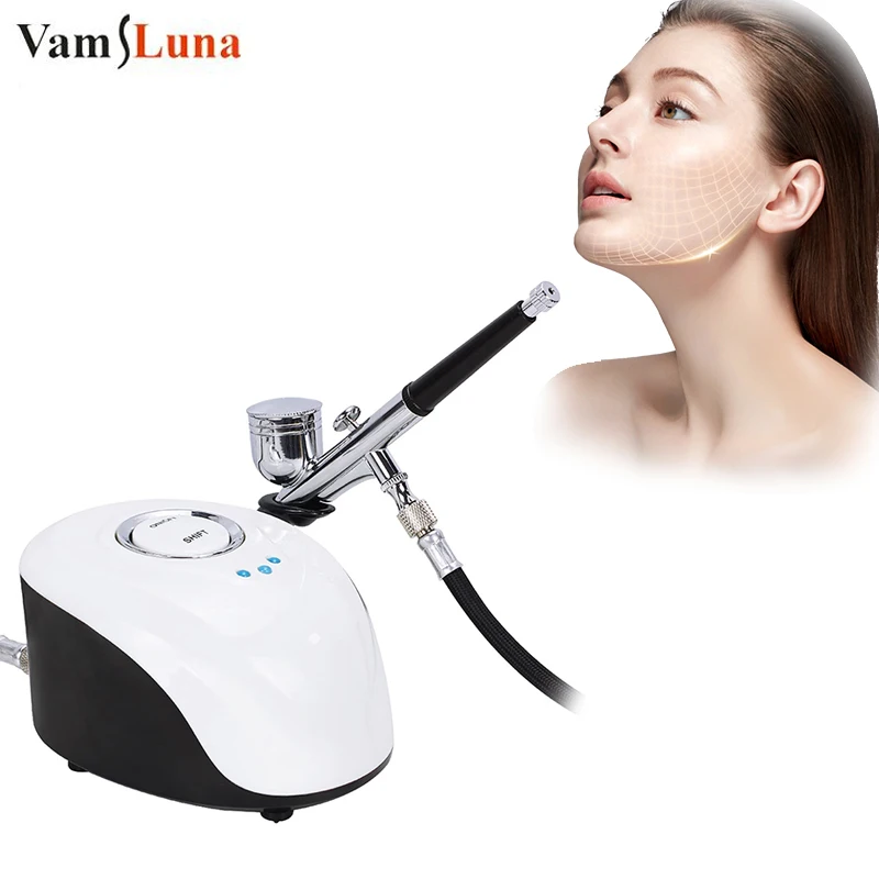 Portable Airbrush Beauty Machine 3Speed Adjustable Fine Mist Sprayer for Skin Care&Nail Art Instant Hydration One Button Control 
Portable Airbrush Beauty Machine 3Speed Adjustable Fine Mist Sprayer for Skin Care&Nail Art Instant Hydration One Button Control