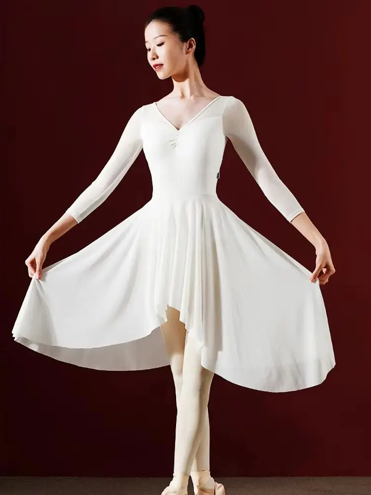 Youth Ballet Tutu Long Dress for Girls - Classical Modern Dance Costume Suitable for Adults Women
Youth Ballet Tutu Long Dress for Girls - Classical Modern Dance Costume Suitable for Adults Women