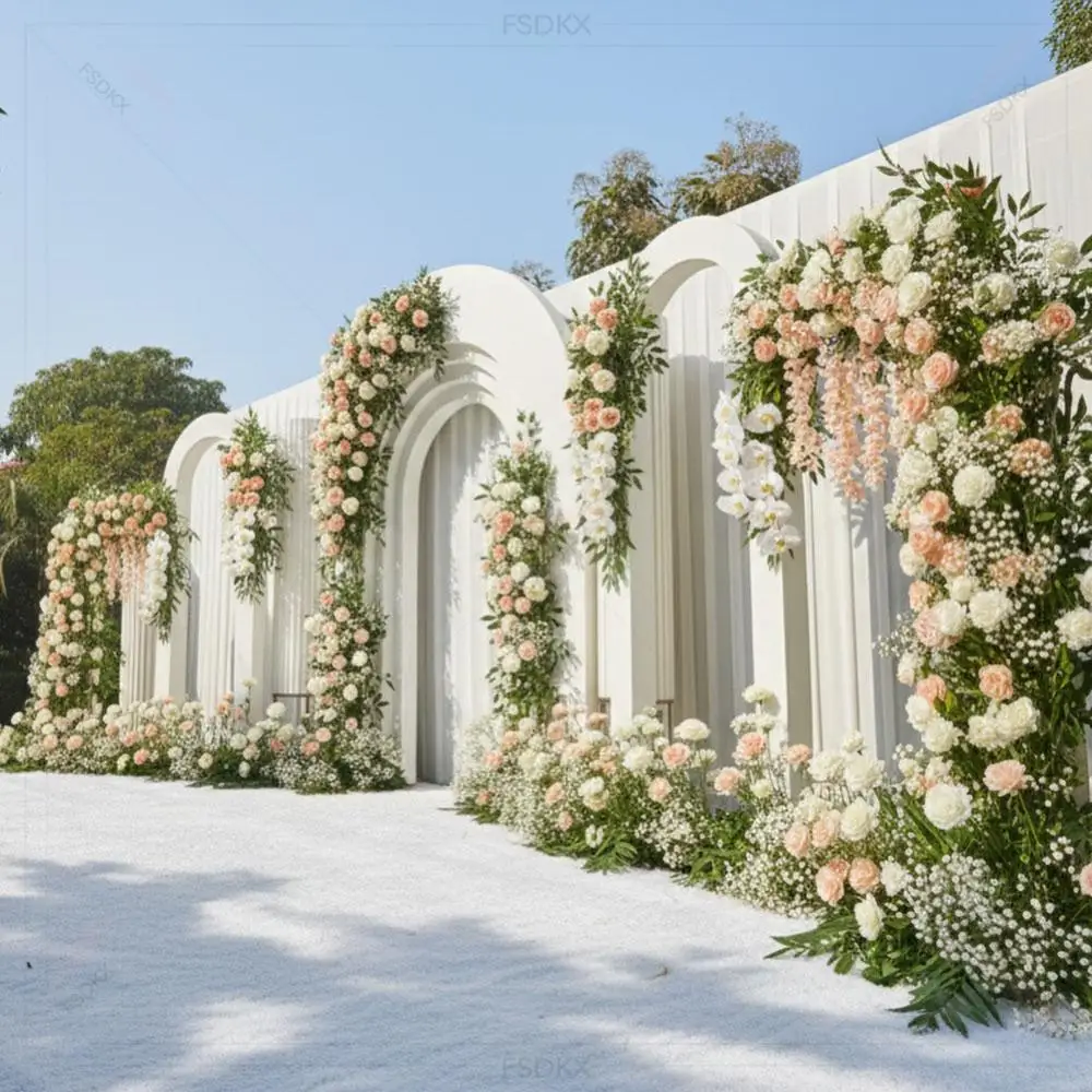 New Type Arc Arch Backdrop Wedding Decorations PVC Birthday Backdrop Event Stage
New Type Arc Arch Backdrop Wedding Decorations PVC Birthday Backdrop Event Stage