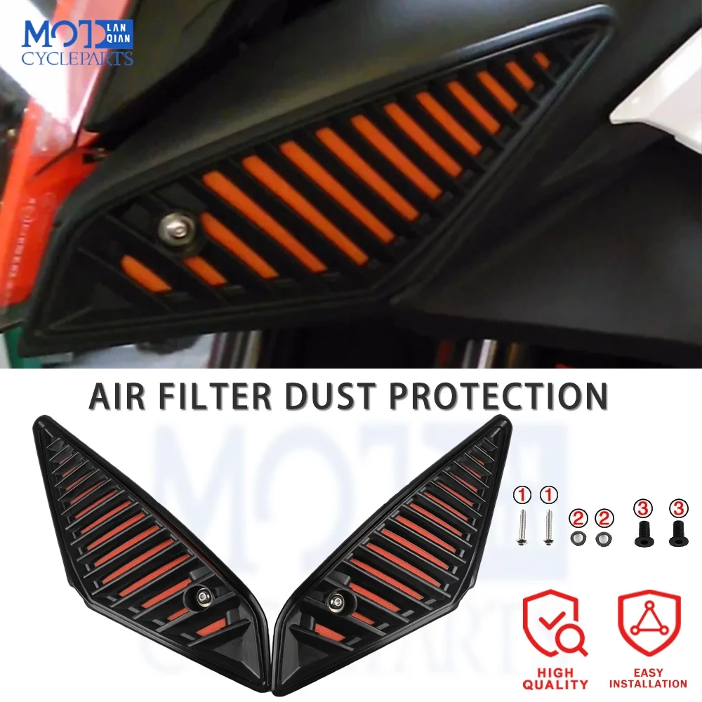 Motorcycle ABS Air Filter Dust Protection Cover Grill Guard Protector Accessories FOR 1290 Super Adventure R / S 2018 2019 2020
Motorcycle ABS Air Filter Dust Protection Cover Grill Guard Protector Accessories FOR 1290 Super Adventure R / S 2018 2019 2020
