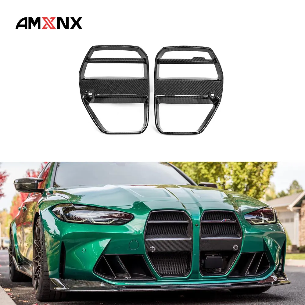 V Style Dry Carbon Fibre Racing Grills Front Bumpe Cover Trim Foglamp Mesh Grill Frame Body Kit for BMW M3 G80 M4 G82
V Style Dry Carbon Fibre Racing Grills Front Bumpe Cover Trim Foglamp Mesh Grill Frame Body Kit for BMW M3 G80 M4 G82