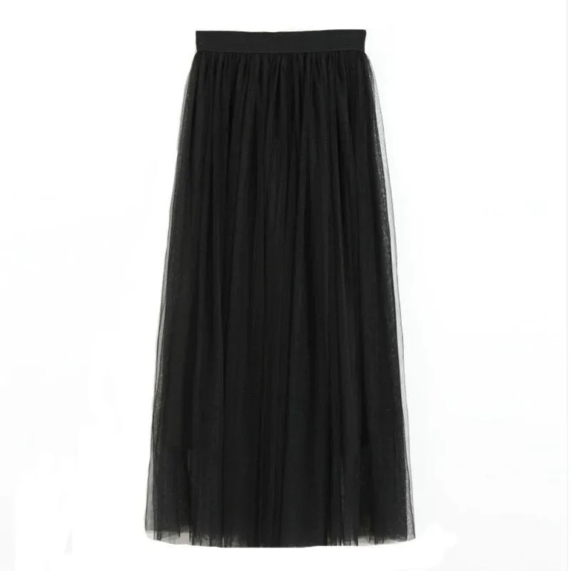 Spring New Style High Waist Midi Skirt Transparent Lace A-Line Skirts White Black Slimming Pleated Skirts Women's Fashion
Spring New Style High Waist Midi Skirt Transparent Lace A-Line Skirts White Black Slimming Pleated Skirts Women's Fashion