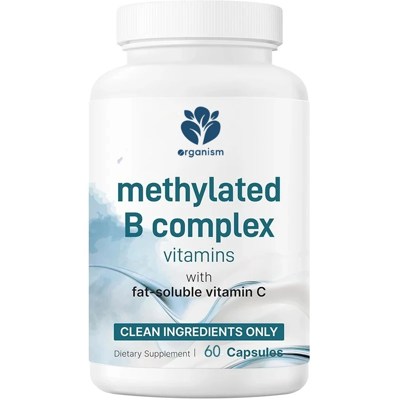 Pure methylated B complex, 60 capsules, containing vitamin B12, thiamine, folate+inositol, choline, etc. -60 capsules
Pure methylated B complex, 60 capsules, containing vitamin B12, thiamine, folate+inositol, choline, etc. -60 capsules