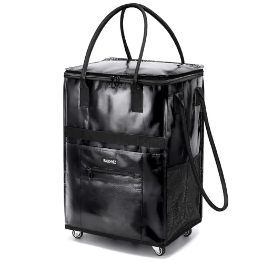 Reusable Grocery Bags on Wheels 67L Rolling Tote Grocery Bag with Handle and Zipper Cover Foldable Shopping Cart Trolley Laundr
Reusable Grocery Bags on Wheels 67L Rolling Tote Grocery Bag with Handle and Zipper Cover Foldable Shopping Cart Trolley Laundr