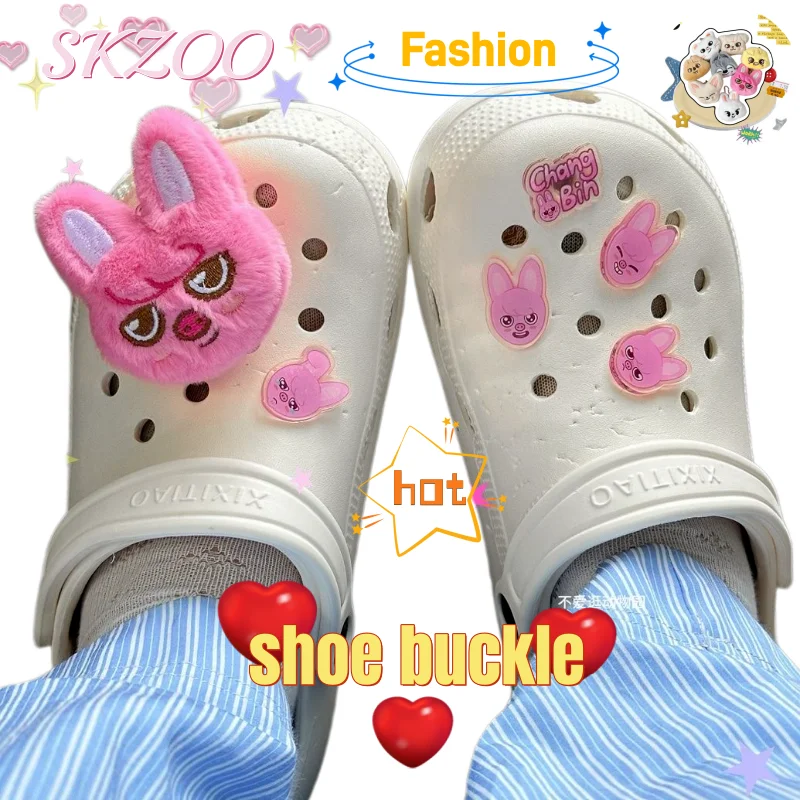 SKZOO Stray Kids shoe charms, cute and fashionable cartoon kawaii personality holes shoe charms, birthday gift for friends
SKZOO Stray Kids shoe charms, cute and fashionable cartoon kawaii personality holes shoe charms, birthday gift for friends