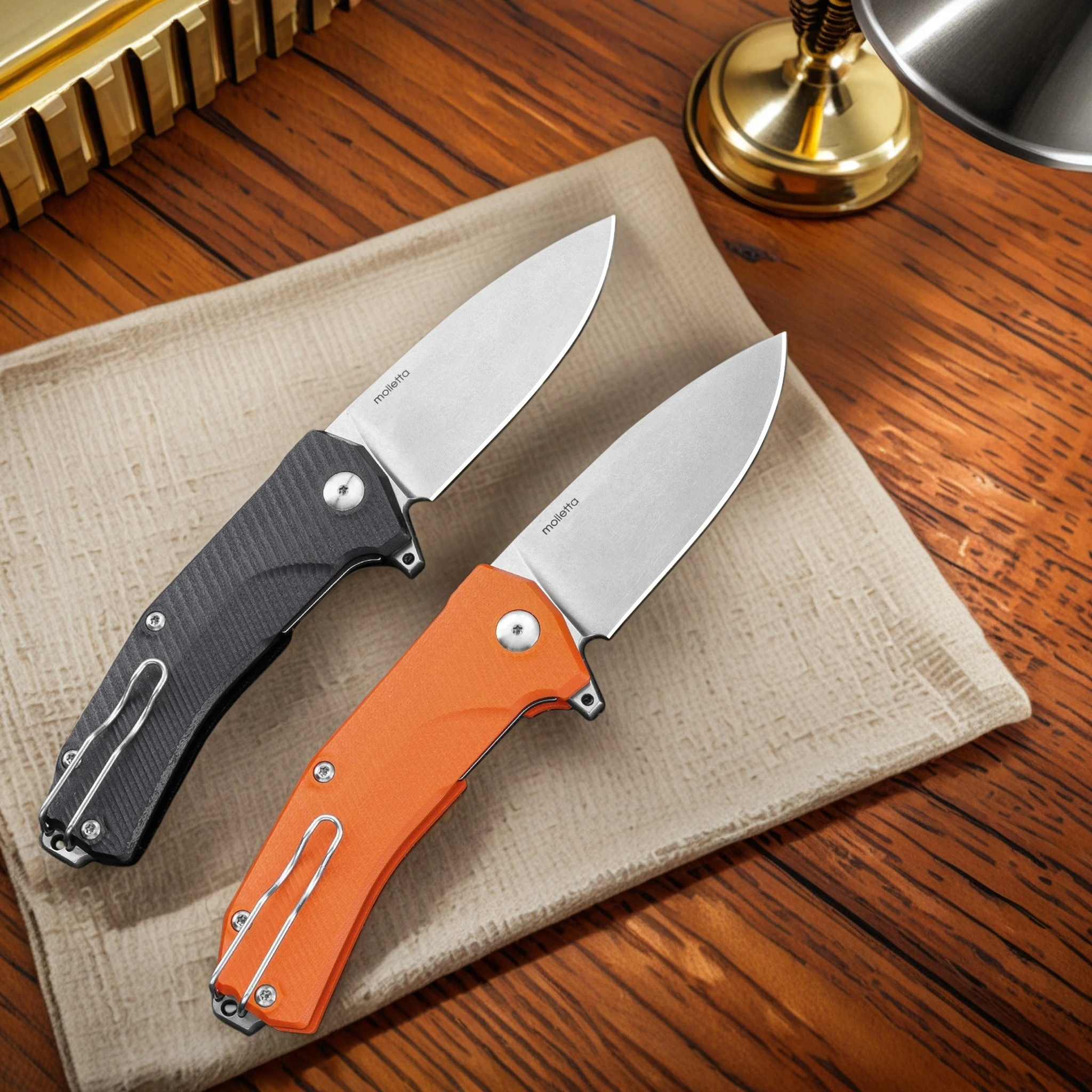 Steel Lion - Exquisite handcrafted folding knife, EDC personalized compact pocket knife with G10 handle, fruit knife
Steel Lion - Exquisite handcrafted folding knife, EDC personalized compact pocket knife with G10 handle, fruit knife