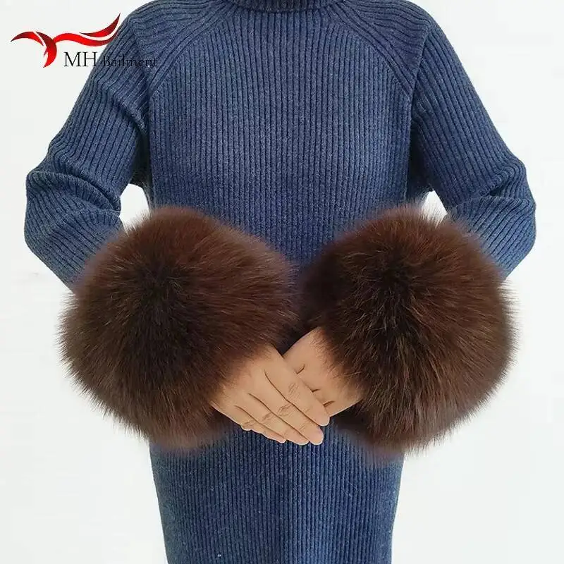 Winter Women's 100% Fox Fur Wrist Cuffs Genuine Fox Furry Wristband Fluffy Fur Bracelet Arm Warmth Accessories Ankle Warmer
Winter Women's 100% Fox Fur Wrist Cuffs Genuine Fox Furry Wristband Fluffy Fur Bracelet Arm Warmth Accessories Ankle Warmer