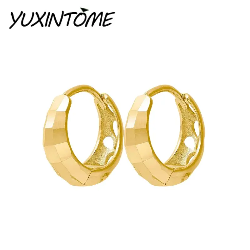 925 sterling Silver Ear Needle Noble Luxurious Multi-faceted Glitter Hollow Back Hoop Earrings Women's Classic Retro Jewelry 
925 sterling Silver Ear Needle Noble Luxurious Multi-faceted Glitter Hollow Back Hoop Earrings Women's Classic Retro Jewelry