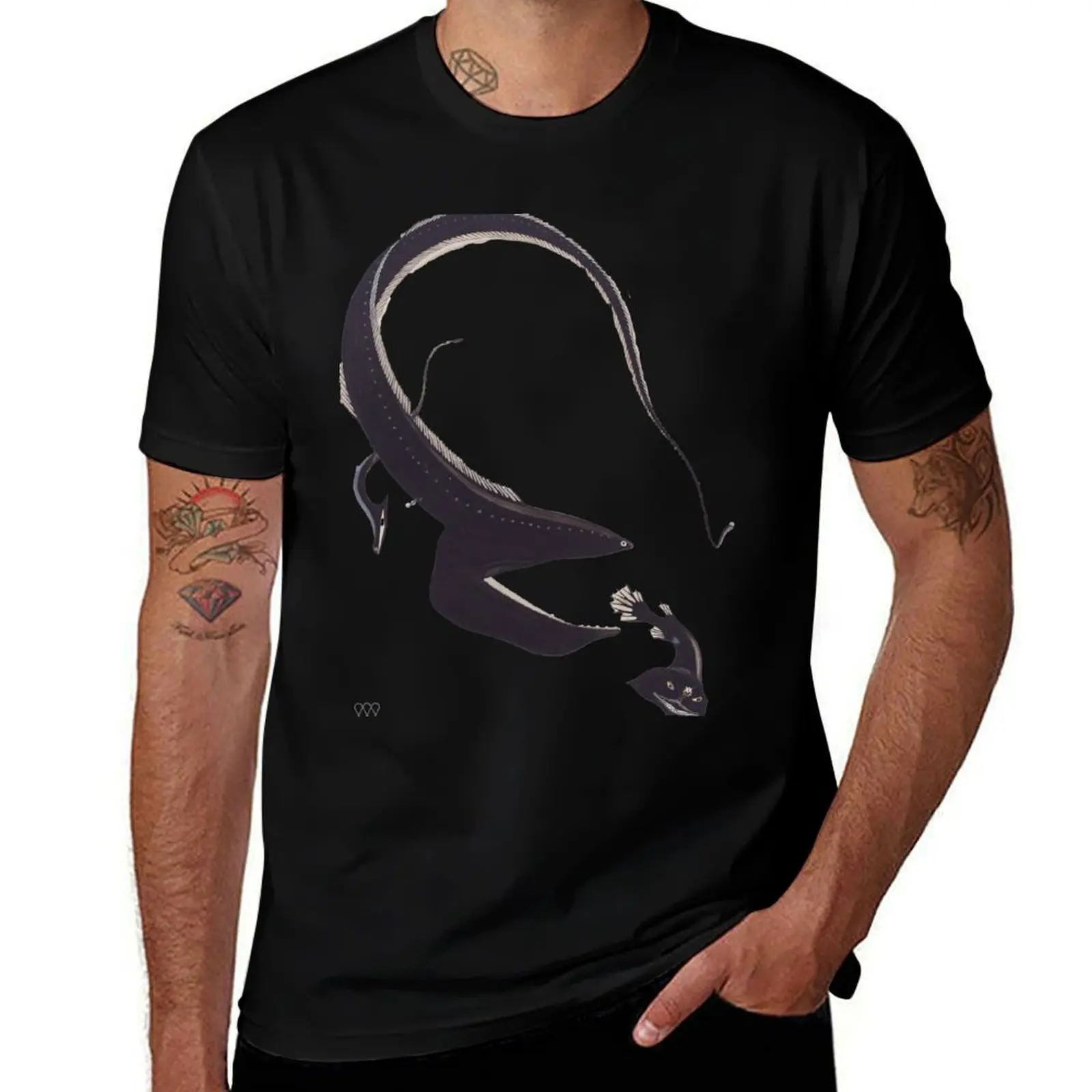 Gulper Eel Chasing Deep Sea Fish T-Shirt t shirts for man slim fit t shirt man luxury T-Shirt
Gulper Eel Chasing Deep Sea Fish T-Shirt t shirts for man slim fit t shirt man luxury T-Shirt