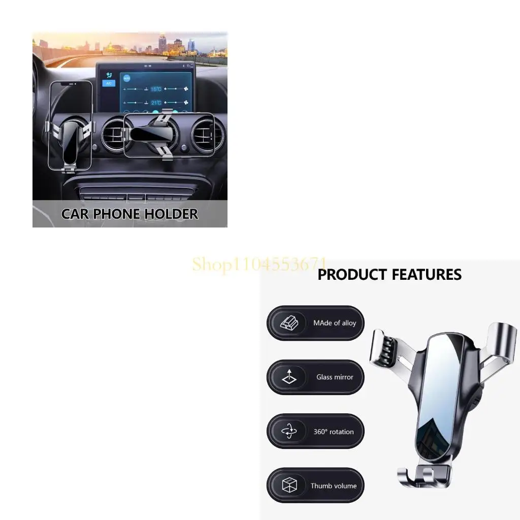 Бестселлер, гравитационный держатель для автомобильного телефона, базовый кронштейн для телефона 4-7 дюймов, вращение на 360 для
Бестселлер, гравитационный держатель для автомобильного телефона, базовый кронштейн для телефона 4-7 дюймов, вращение на 360 для