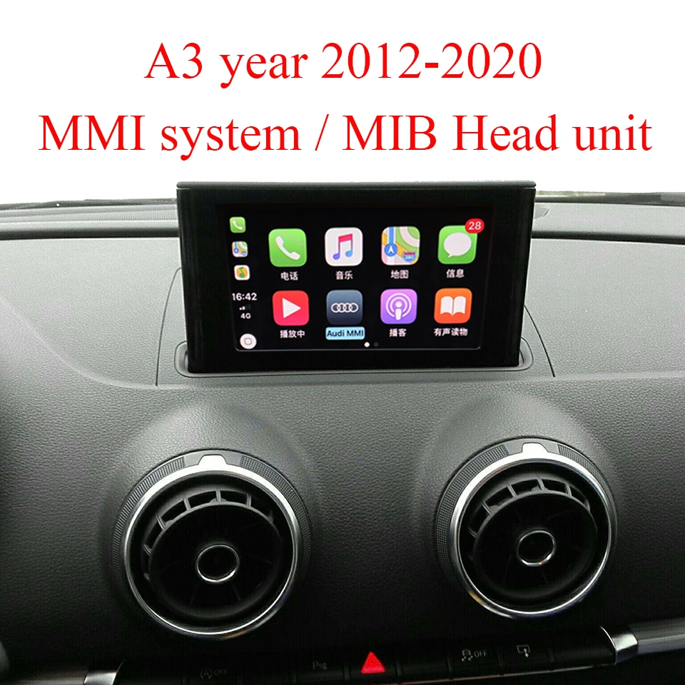 Car Wireless Apple CarPlay Module Interface For AUDI A3 2013 2014 2015 2016 2017 2018 2019 Support Android Auto USB Mirror Link
Car Wireless Apple CarPlay Module Interface For AUDI A3 2013 2014 2015 2016 2017 2018 2019 Support Android Auto USB Mirror Link