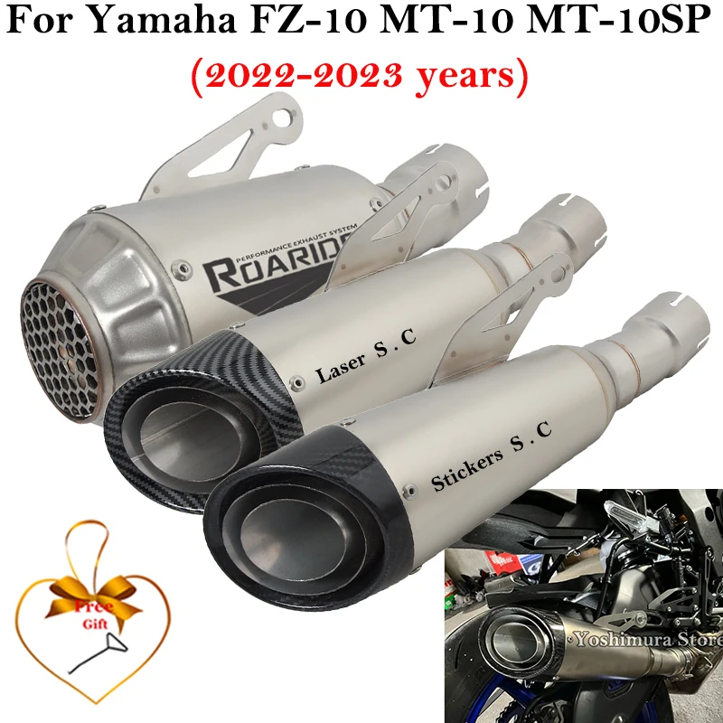 Slip On For Yamaha MT-10 SP MT10 FZ10 FZ-10 2022 2023 Motorcycle Exhaust Escape Systems Modify Link Pipe Carbon Fiber Muffler
Slip On For Yamaha MT-10 SP MT10 FZ10 FZ-10 2022 2023 Motorcycle Exhaust Escape Systems Modify Link Pipe Carbon Fiber Muffler