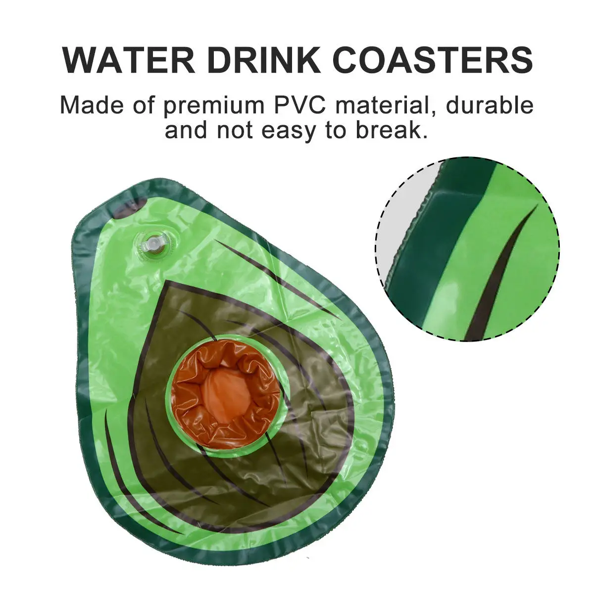 5Pcs Inflatable Avocado Floating Coasters Premium Drink Cup Holders Stable Pool Party Beach Engagement Birthday Decoration
5Pcs Inflatable Avocado Floating Coasters Premium Drink Cup Holders Stable Pool Party Beach Engagement Birthday Decoration