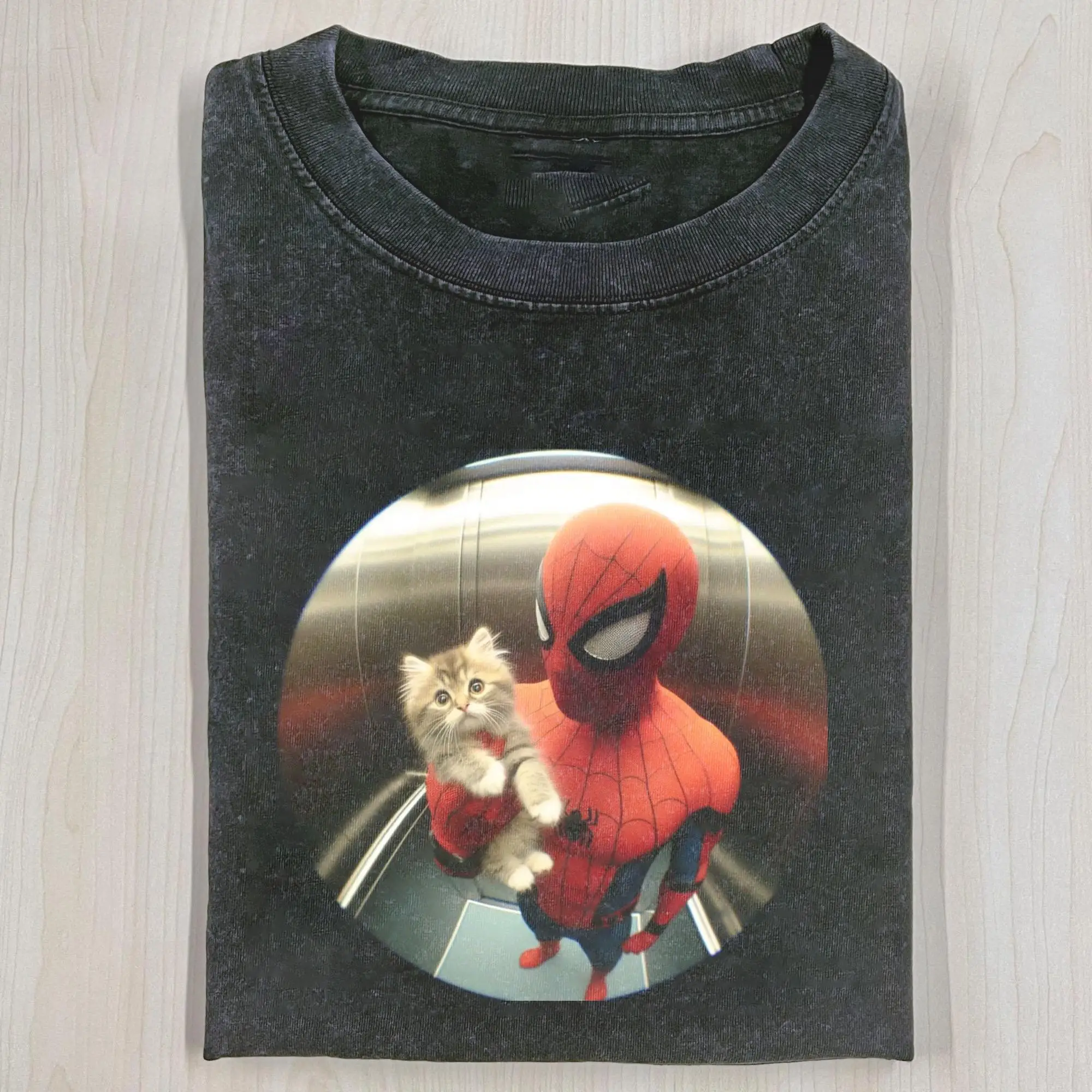 Футболка с изображением кота-паука, милый маленький кот в костюме «Человек-паук», забавная футболка с изображением кота, супергероя, рубашка унисекс
Футболка с изображением кота-паука, милый маленький кот в костюме «Человек-паук», забавная футболка с изображением кота, супергероя, рубашка унисекс