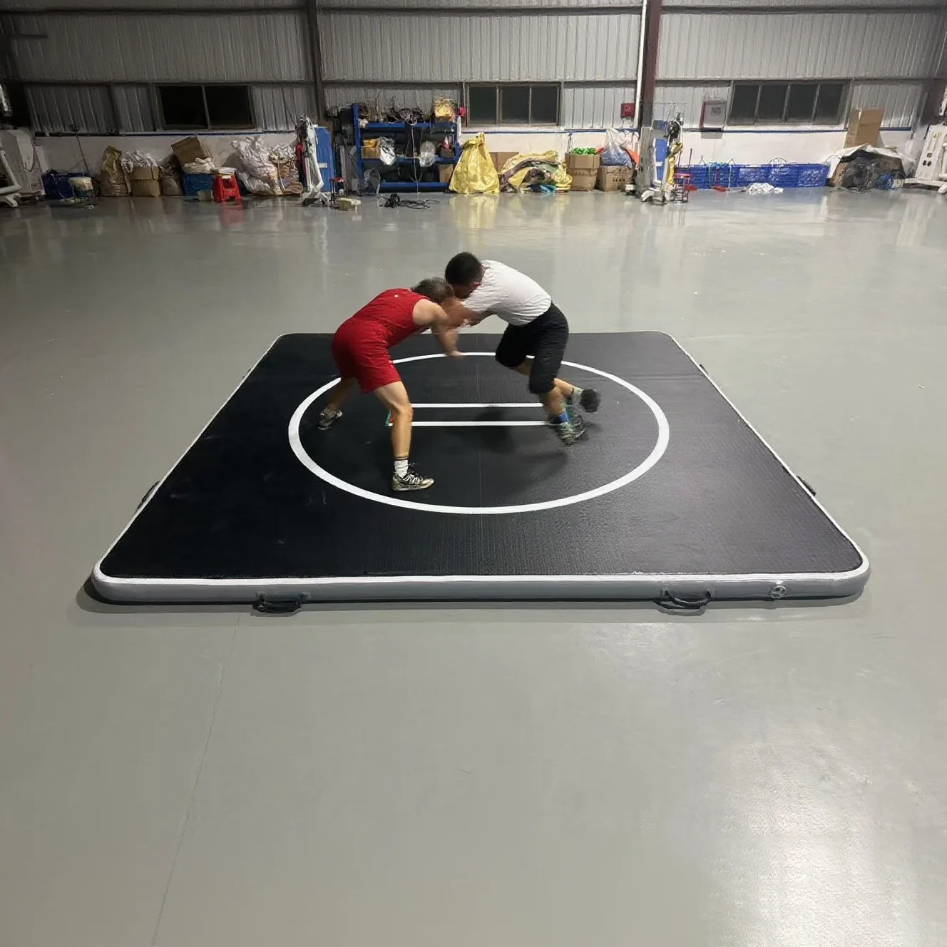 3x3m PVC Waterproof 10cm Thick Jiu Jitsu Inflatable Wrestling Mat, No Filler Air Gymnastics Mat for Gym Use for Home Training
3x3m PVC Waterproof 10cm Thick Jiu Jitsu Inflatable Wrestling Mat, No Filler Air Gymnastics Mat for Gym Use for Home Training