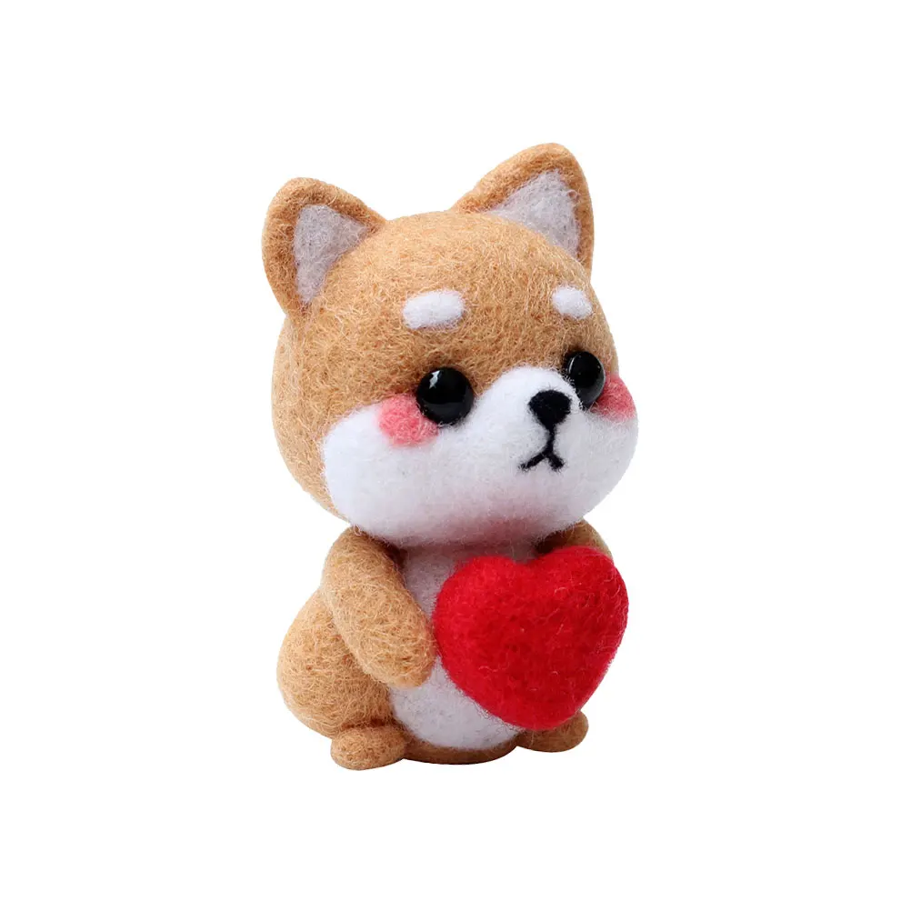Wool Felting for Beginners Kids Hand Craft Tool Dog DIY Needle Felting Kit Cartoon Sitting Style Dog Ornament Parents
Wool Felting for Beginners Kids Hand Craft Tool Dog DIY Needle Felting Kit Cartoon Sitting Style Dog Ornament Parents