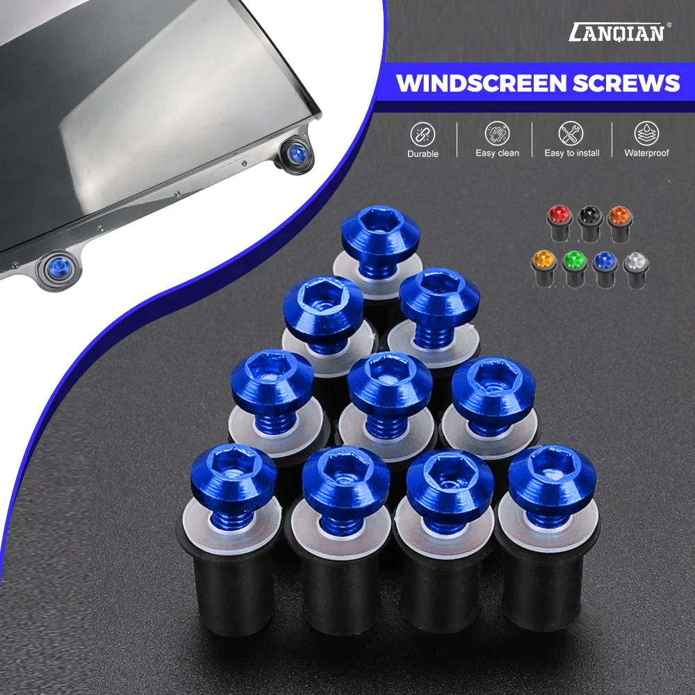 5MM 10PCS Windshield Screw For Suzuki GSX-8R GSX 8R GSX8R 2024 2025 2026 Motorcycle Accessories Fairing Bolts Rubber Nut Kits
5MM 10PCS Windshield Screw For Suzuki GSX-8R GSX 8R GSX8R 2024 2025 2026 Motorcycle Accessories Fairing Bolts Rubber Nut Kits