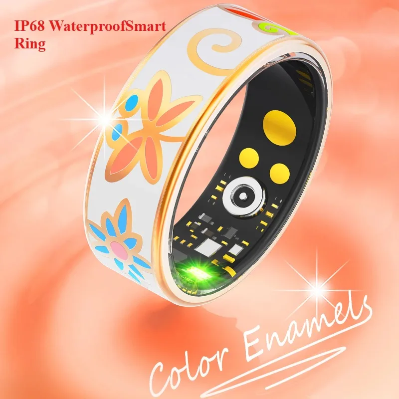 R18 Smart Ring Color Enamels Women Female Stainless Steel Intelligent Finger Ring IP68 Waterproof Smartring Fitness Tracker
R18 Smart Ring Color Enamels Women Female Stainless Steel Intelligent Finger Ring IP68 Waterproof Smartring Fitness Tracker