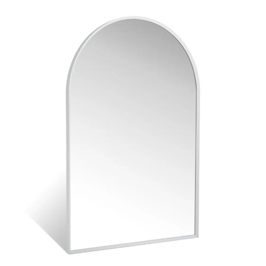 20" x 30" Mirror Modern Aluminum Alloy Metal Frame Arch Bathroom Vanity and Wall Decor Mirror for Bathroom Living Room Bedroom
20" x 30" Mirror Modern Aluminum Alloy Metal Frame Arch Bathroom Vanity and Wall Decor Mirror for Bathroom Living Room Bedroom