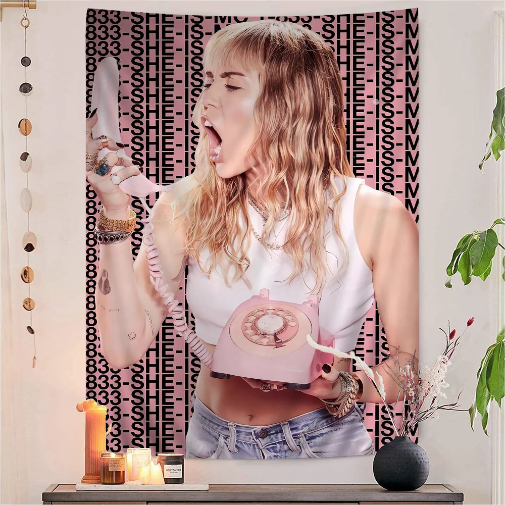 American Singer Miley Cyrus Hanging Bohemian Tapestry Cheap Hippie Wall Hanging Bohemian Wall Tapestries Mandala Wall Home Decor
American Singer Miley Cyrus Hanging Bohemian Tapestry Cheap Hippie Wall Hanging Bohemian Wall Tapestries Mandala Wall Home Decor