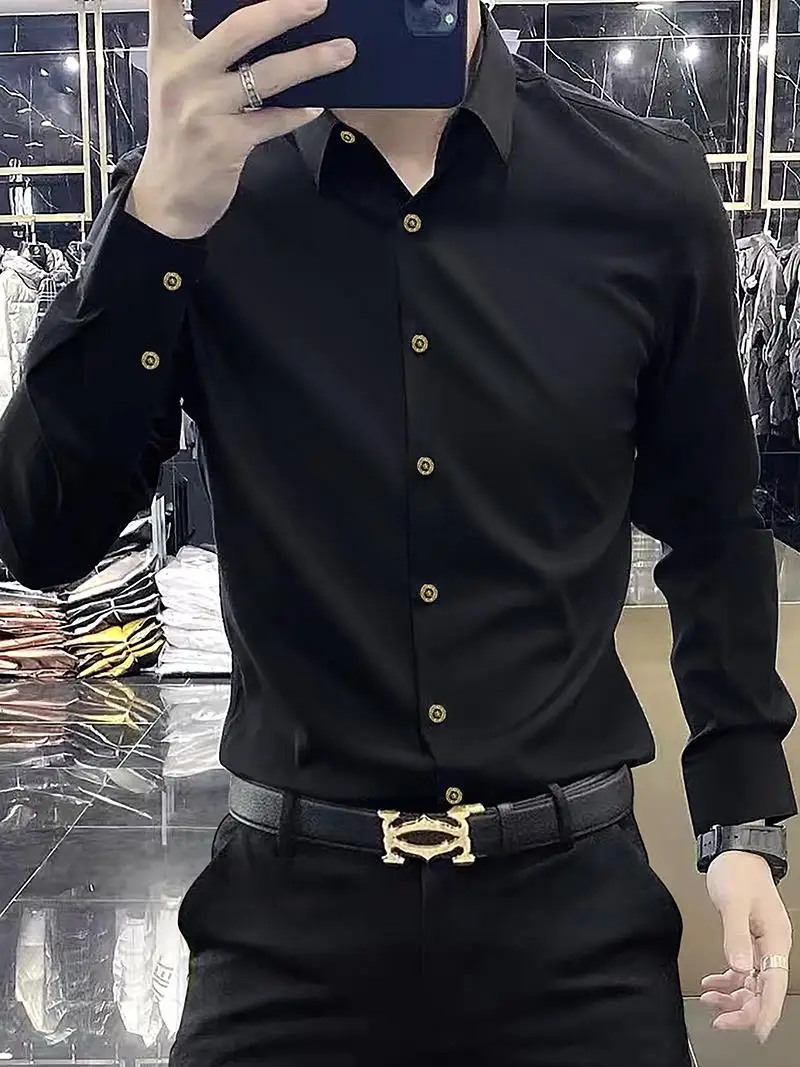 Высококачественные мужские повседневные длинные свеки с драпировкой и эластичной резинкой Busin Bla Faionable Slim Fit, осенние, не требующие глажки
Высококачественные мужские повседневные длинные свеки с драпировкой и эластичной резинкой Busin Bla Faionable Slim Fit, осенние, не требующие глажки