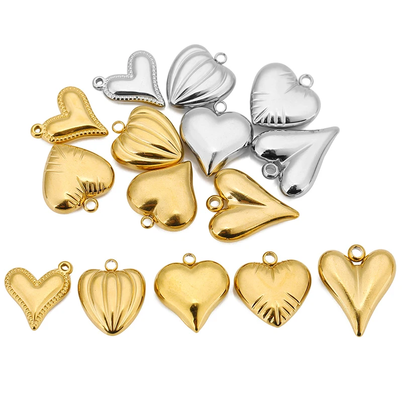 5pcs/lot Stainless Steel Pumpkin Big Heart Charms Pendants for DIY Earrings Jewelry Necklace Bracelets Making Accessories
5pcs/lot Stainless Steel Pumpkin Big Heart Charms Pendants for DIY Earrings Jewelry Necklace Bracelets Making Accessories