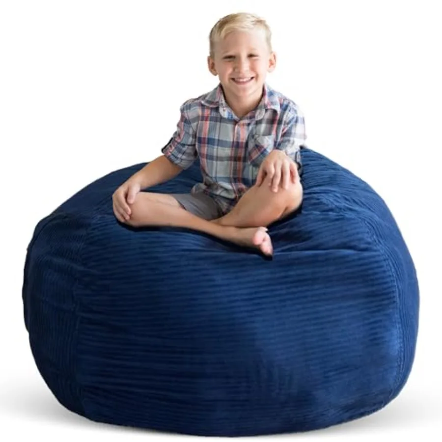 Stuff 'n Sit Extra 38'' Bean Bag Storage Cover for Stuffed Animals and Toys, Giant Beanbag Chair for Ages 3-14, Bedroom Organiz
Stuff 'n Sit Extra 38'' Bean Bag Storage Cover for Stuffed Animals and Toys, Giant Beanbag Chair for Ages 3-14, Bedroom Organiz