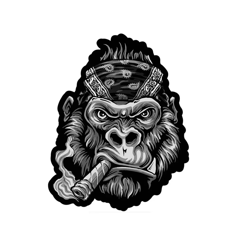 15cm BANDANA Gorilla Sticker Smoking Car Accessories Products Stickers on Motorcycle Exterior Parts Sunscreen and Waterproof PVC
15cm BANDANA Gorilla Sticker Smoking Car Accessories Products Stickers on Motorcycle Exterior Parts Sunscreen and Waterproof PVC