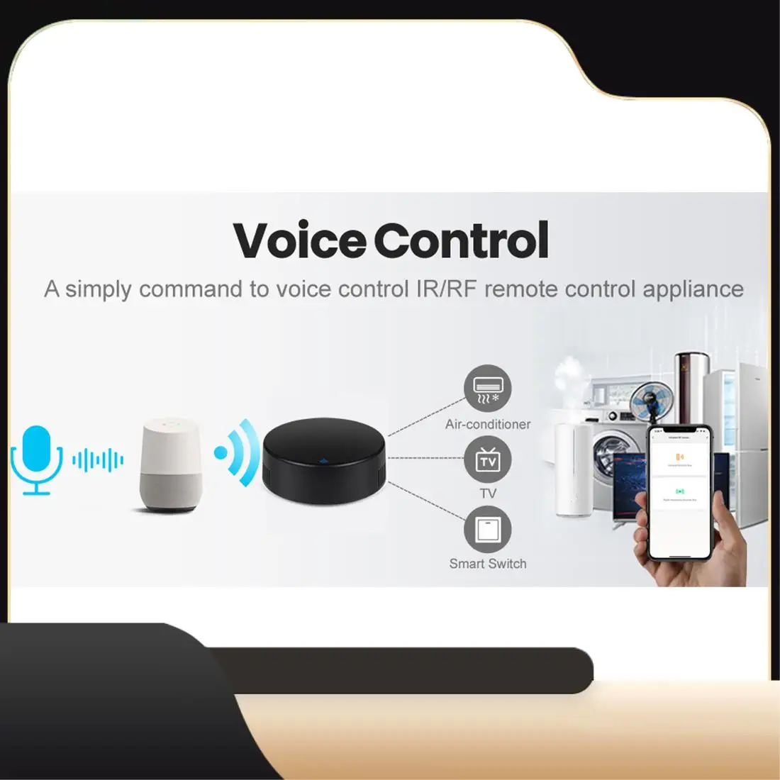 Tuya Smart RF ИК-пульт дистанционного управления Wi-Fi умный дом инфракрасный контроллер для кондиционера ТВ Поддержка Alexa, Google Home-T44C
Tuya Smart RF ИК-пульт дистанционного управления Wi-Fi умный дом инфракрасный контроллер для кондиционера ТВ Поддержка Alexa, Google Home-T44C