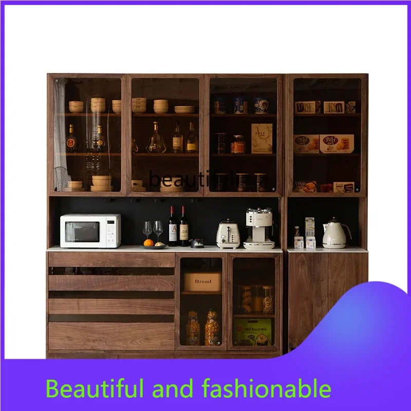 xz1Dinner side wine cabinet, black walnut storage cabinet, rock slab solid wood integrated against the wall
xz1Dinner side wine cabinet, black walnut storage cabinet, rock slab solid wood integrated against the wall