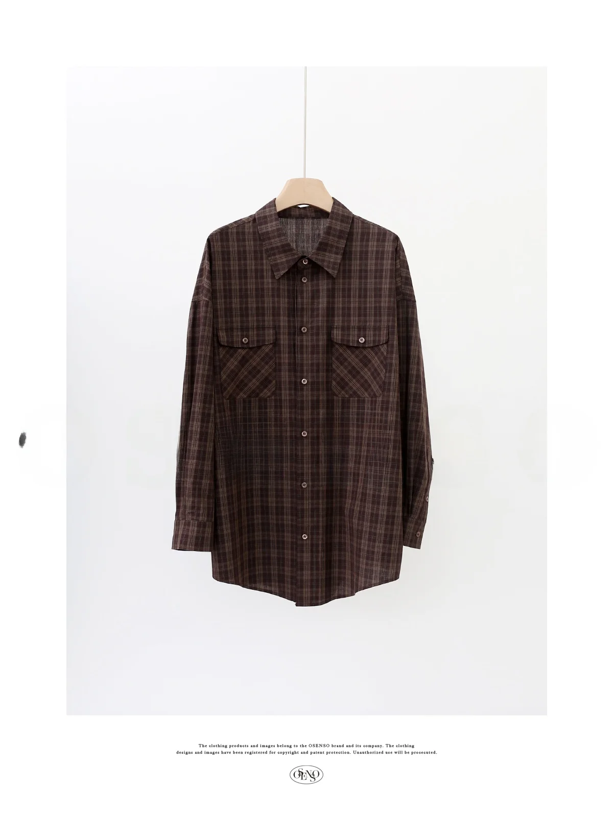 OSENSO Vintage Faion Versatile Slimming irt Early Autumn Cotton Long Sve Turn-down Collar Mid-length Loose Fit Women's...
OSENSO Vintage Faion Versatile Slimming irt Early Autumn Cotton Long Sve Turn-down Collar Mid-length Loose Fit Women's...