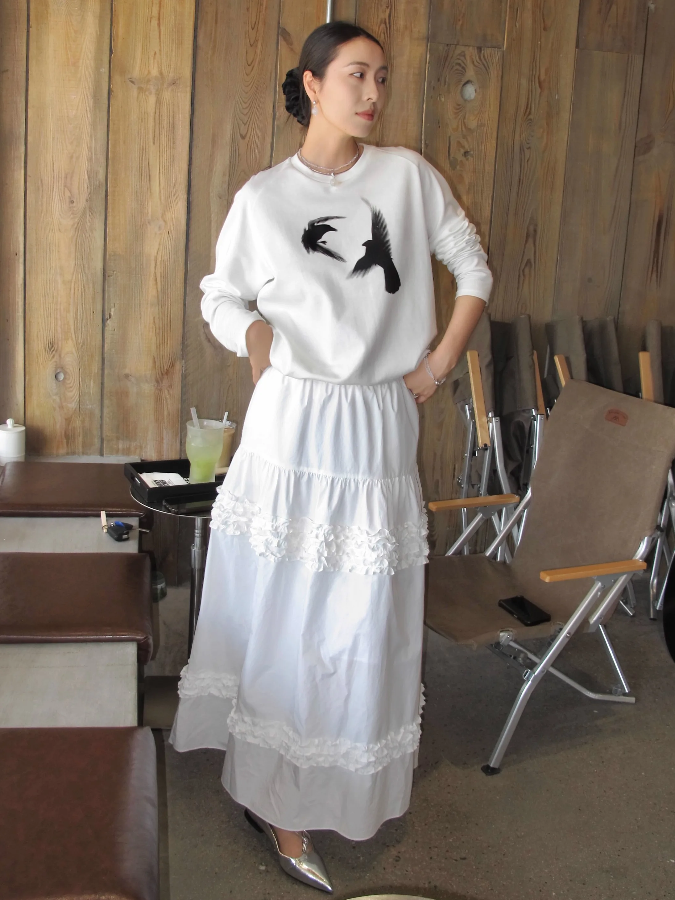 Limited Edition Pure Cotton Casual Long Sve round Ne Printed T-irt Versatile Loose Fit Bird Print irt for Women
Limited Edition Pure Cotton Casual Long Sve round Ne Printed T-irt Versatile Loose Fit Bird Print irt for Women